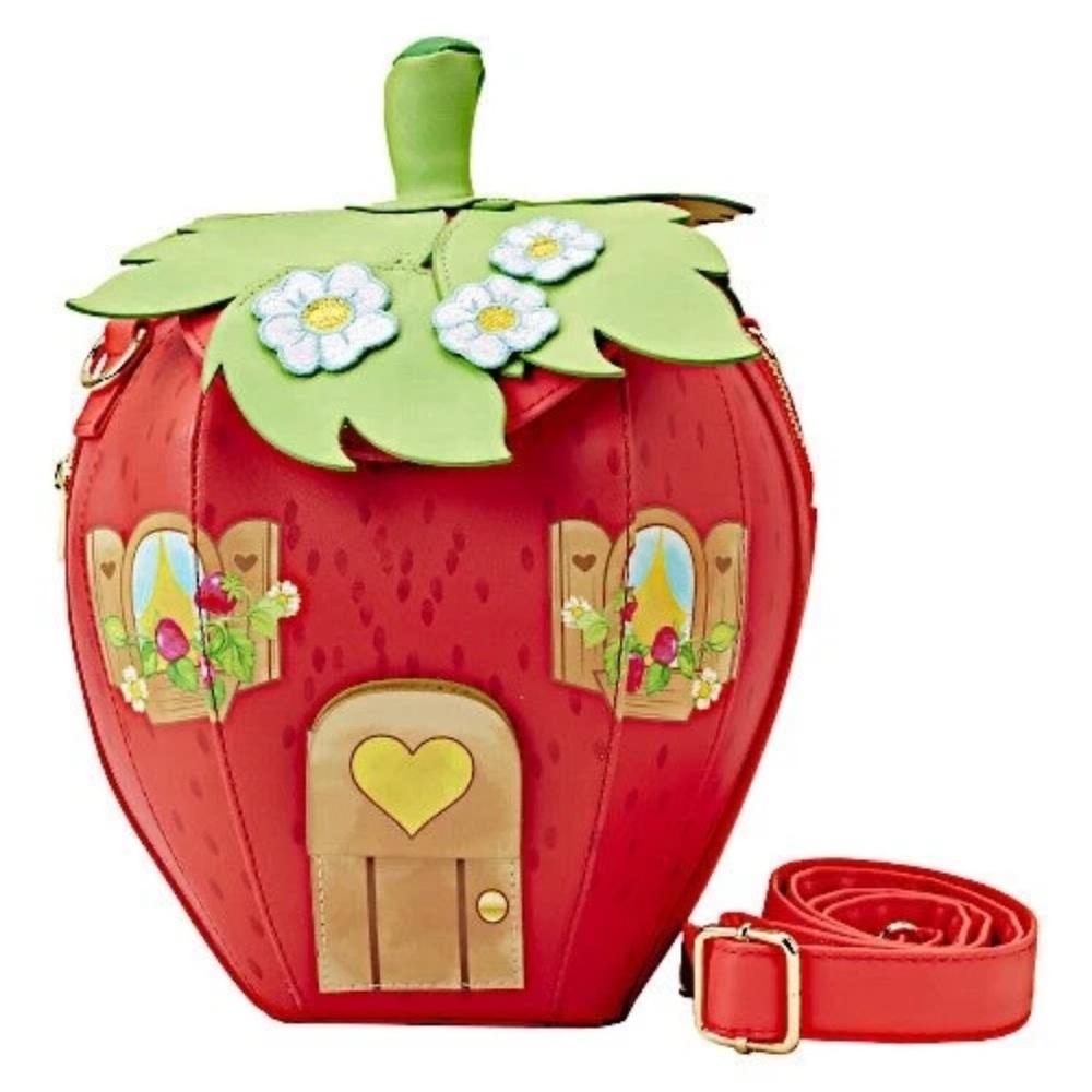 Loungefly Strawberry Shortcake Strawberry House Crossbody Bag Scented